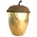 Acorn Design Biodegradable Cremation Ashes Urn - Harvest Gold