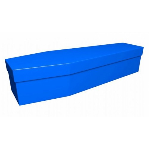 Premium Cardboard Coffin – AVUS BLUE