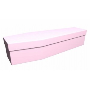 Premium Cardboard Coffin – SOFT PINK