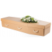Premium Cardboard Coffin - Caramel Manila 