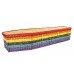 English Willow Imperial (Traditional Shape) Coffin - Over the Rainbow (Wish Upon A Star) 