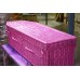 Your Colour - Wicker Imperial (Traditional) Coffin – PINK GLITTER – Beautiful Bespoke Sparkle