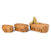 Baby, Infant & Child Natural Brown (Oval Shape) Wicker / Willow Coffins