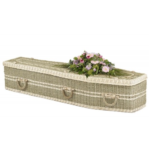 Premium Wild Pineapple Ecolite (Traditional Style) Coffin - **World Fair Trade Producer**