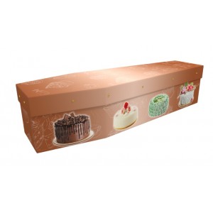 Delicious Bakery Cakes – Abstract & Creative Design Picture Coffin