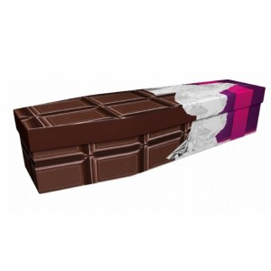 Simply Chocolate – Abstract & Creative Design Picture Coffin