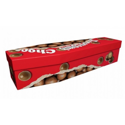 Maltesers Honeycomb Chocolates (The UK's favourite treat)  – Abstract & Creative Design Picture Coffin