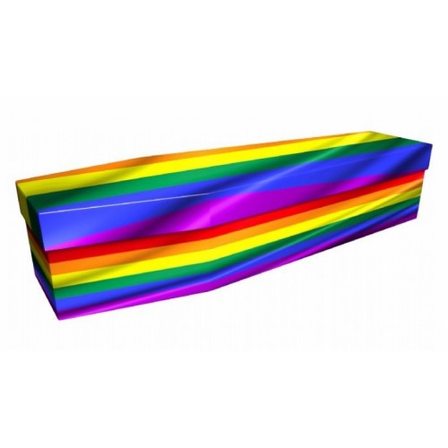 Colourful Reflections – Abstract & Creative Design Picture Coffin
