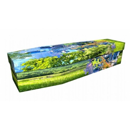 Landscape Jigsaw Puzzle – Abstract & Creative Design Picture Coffin