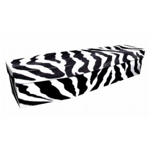 Be Different... (Zebra) – Abstract & Creative Design Picture Coffin
