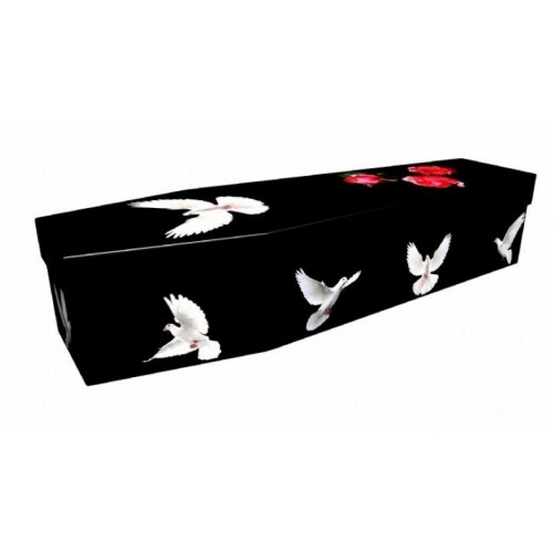 Flight of the Doves – Animal & Pet Design Picture Coffin