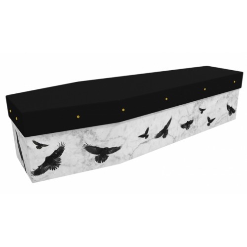 Black Birds (Rook & Crow) - Animal & Pet Design Picture Coffin