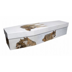 Wolves – Animal & Pet Design Picture Coffin