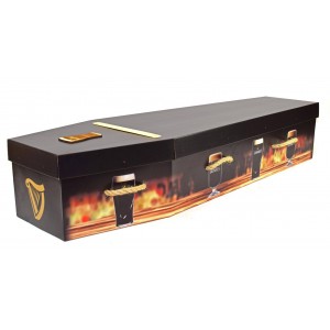 Your Own Design Picture Coffin - Personalised Design Your Own GUINNESS Theme