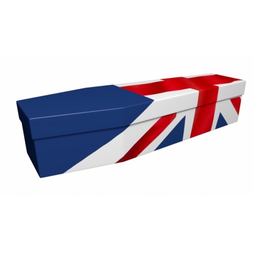 UNION JACK (UK, British, Great Britain) - Flag Design Picture Coffin