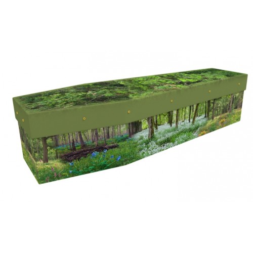 Wildflower Woods - Floral Design Picture Coffin