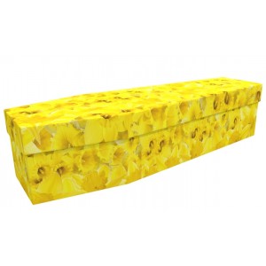 Daffodils in Full Bloom (Daffodil Heaven) - Floral Design Picture Coffin