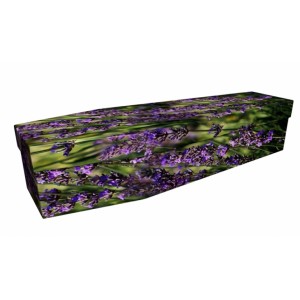 Love for Lavender – Floral Design Picture Coffin