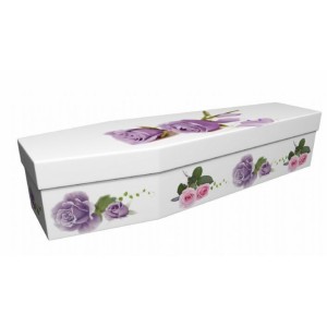 Dignity Rose - Floral Design Picture Coffin