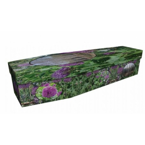Forever In Our Hearts - Floral Design Picture Coffin