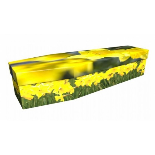 Daffodil – Floral Design Picture Coffin
