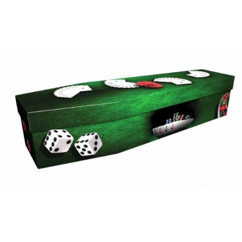Casino Gambler (Roll the Dice) – Sports & Hobbies Design Picture Coffin