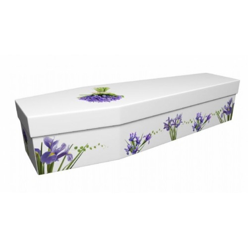 Iris – Floral Design Picture Coffin