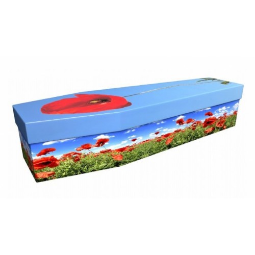 Poppy – Floral Design Picture Coffin