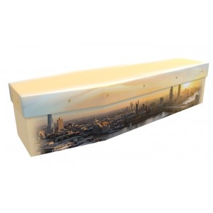 Panoramic Greater London Sunset - Landscape / Scenic Design Picture Coffin