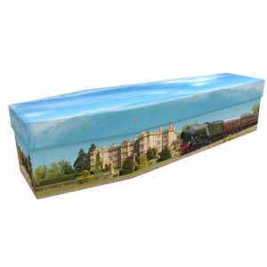 Luxury Country House / Steam Train - Landscape / Scenic Design Picture Coffin