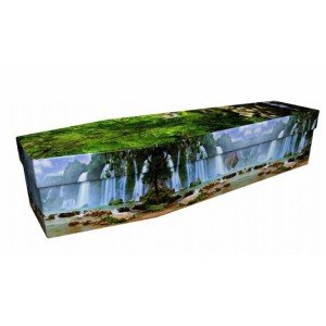 Panoramic Waterfall - Landscape / Scenic Design Picture Coffin