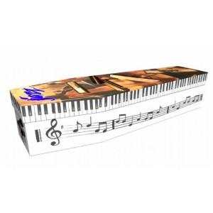 Passion over perfection (Jazz Pianist) - Lost in Music Design Picture Coffin