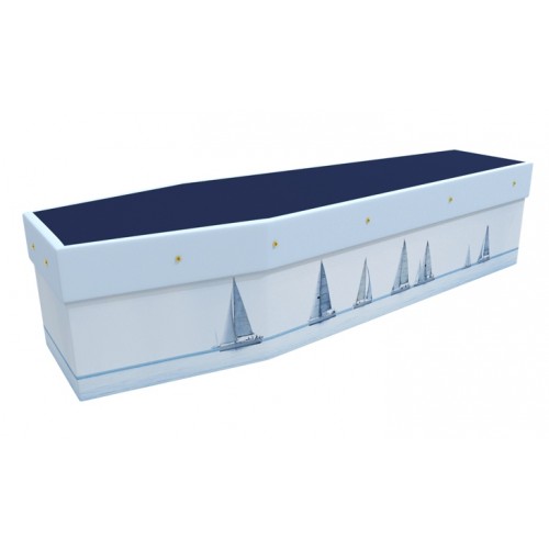 Yacht Racing - Sports & Hobbies Design Picture Coffin