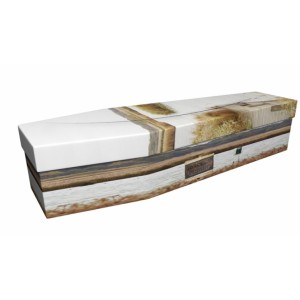 Gone Fly Fishing - Sports & Hobbies Design Picture Coffin