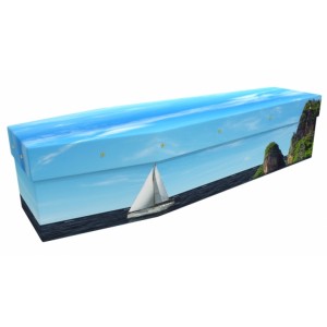 Sail Away - Sports & Hobbies Design Picture Coffin