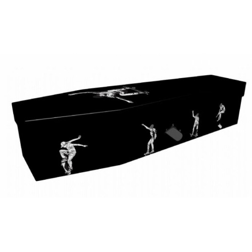 Rideable Art (Skateboarder) - Sports & Hobbies Design Picture Coffin