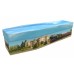 Steam Train & Country House - Transport Design Picture Coffin