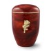 Biodegradable Rosewood Effect ( Rose Design) Cremation Ashes Urn