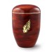 Biodegradable Rosewood Effect ( Oak Leaf Design) Cremation Ashes Urn