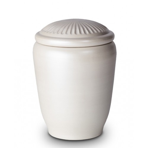 Passage to Nature Cremation Ashes Funeral Urn - Water, Sea or Land Ash Burial (Shade of Pearl)