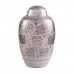 Graceful Bloom Brass Cremation Ashes Urn