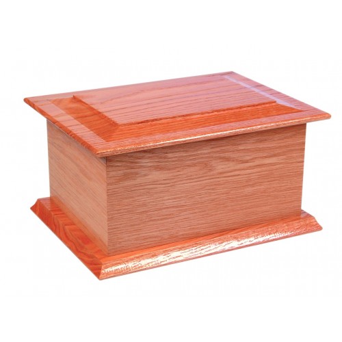 St Cuthbert (Oak) Cremation Ashes Casket - FREE Engraving when you buy this product.