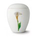 Floral Calla Lily Ceramic Cremation Ashes Urn