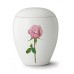 Floral Rose Ceramic Cremation Ashes Urn