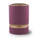 Linea Ceramic Cremation Ashes Urn – Purple with Antique Gold Stripes & Lid