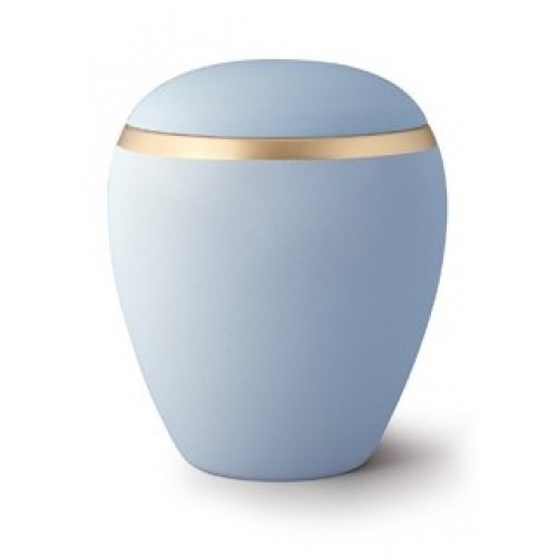 Croma Ceramic Cremation Ashes Urn - Sky Blue **MEMORIAL URN FOR ETERNITY**