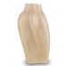 Ceramic Cremation Ashes Urn - Embodiment Collection - Heart to Heart - Sandy White and Beige