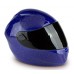 Ceramic Cremation Ashes Urn – Adult Biker Motorcycle Motorbike Helmet (Blue) – Fitting Tribute