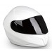 Ceramic Cremation Ashes Urn – Adult Biker Motorcycle Motorbike Helmet (White) – Fitting Tribute