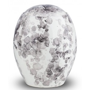 Ceramic Cremation Ashes Urn – The Craft Urn - Black & White